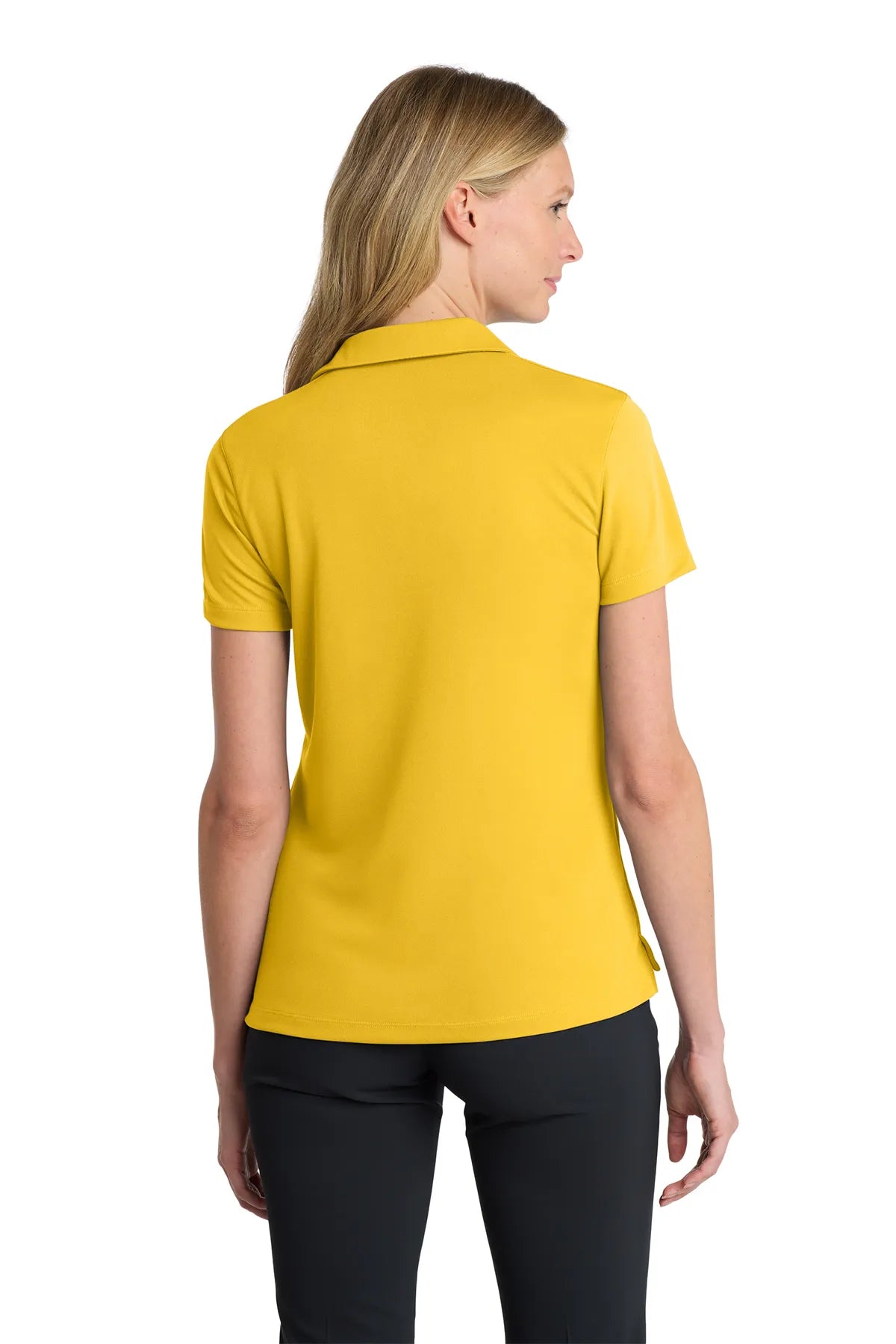 Nike Ladies Dri-FIT Micro Pique 2.0 Polo NKDC1991  Varsity Maize_2