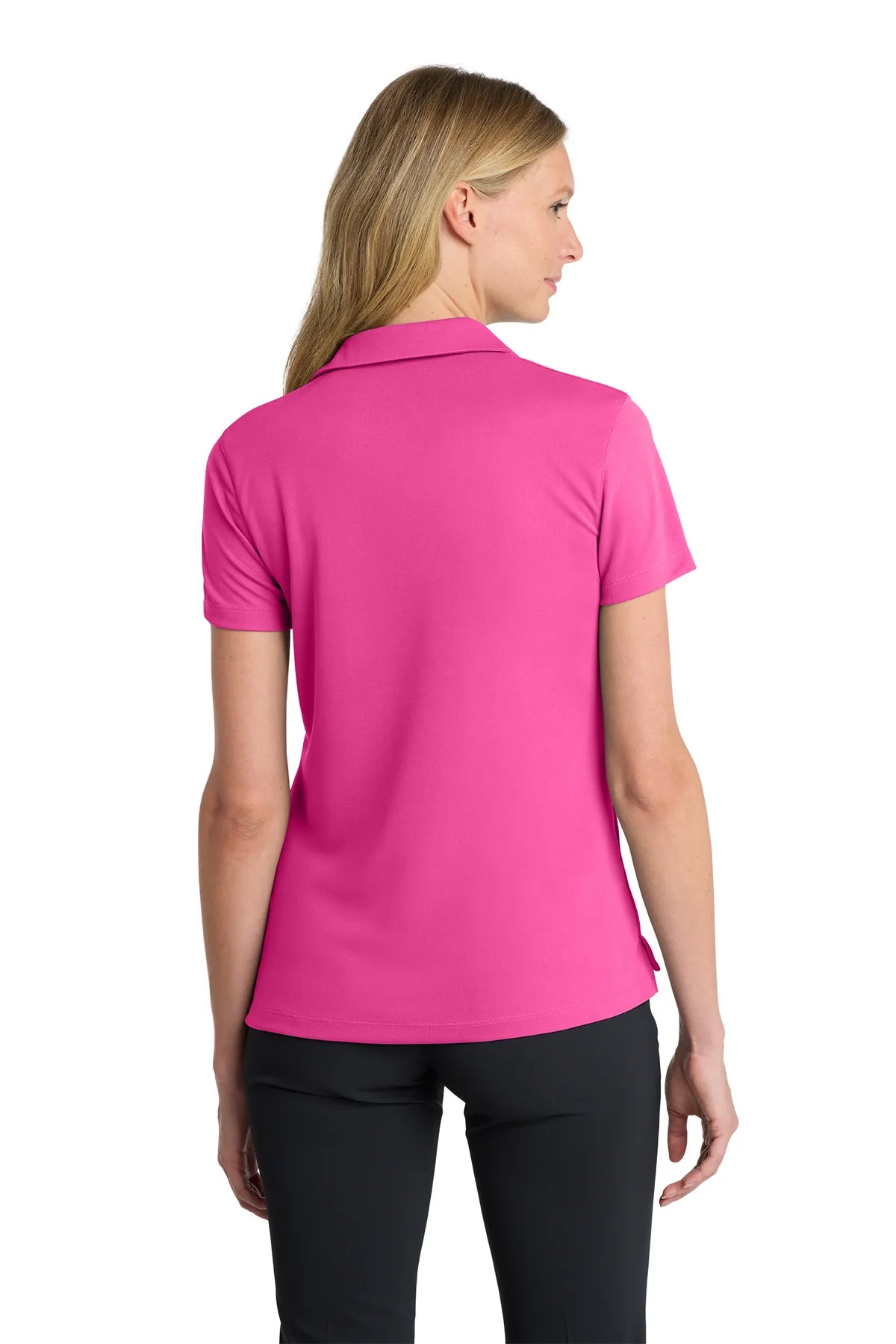 Nike Ladies Dri-FIT Micro Pique 2.0 Polo NKDC1991  Vivid Pink_2