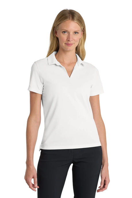 Nike Ladies Dri-FIT Micro Pique 2.0 Polo NKDC1991  White_1