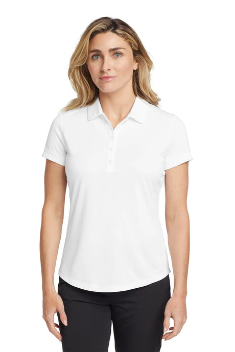 Nike Ladies Dri-FIT Players Modern Fit  Polo. 811807 White_1