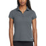 Nike Ladies Dri-FIT Solid Icon Pique Modern Fit Polo.  746100 Dark Grey_1