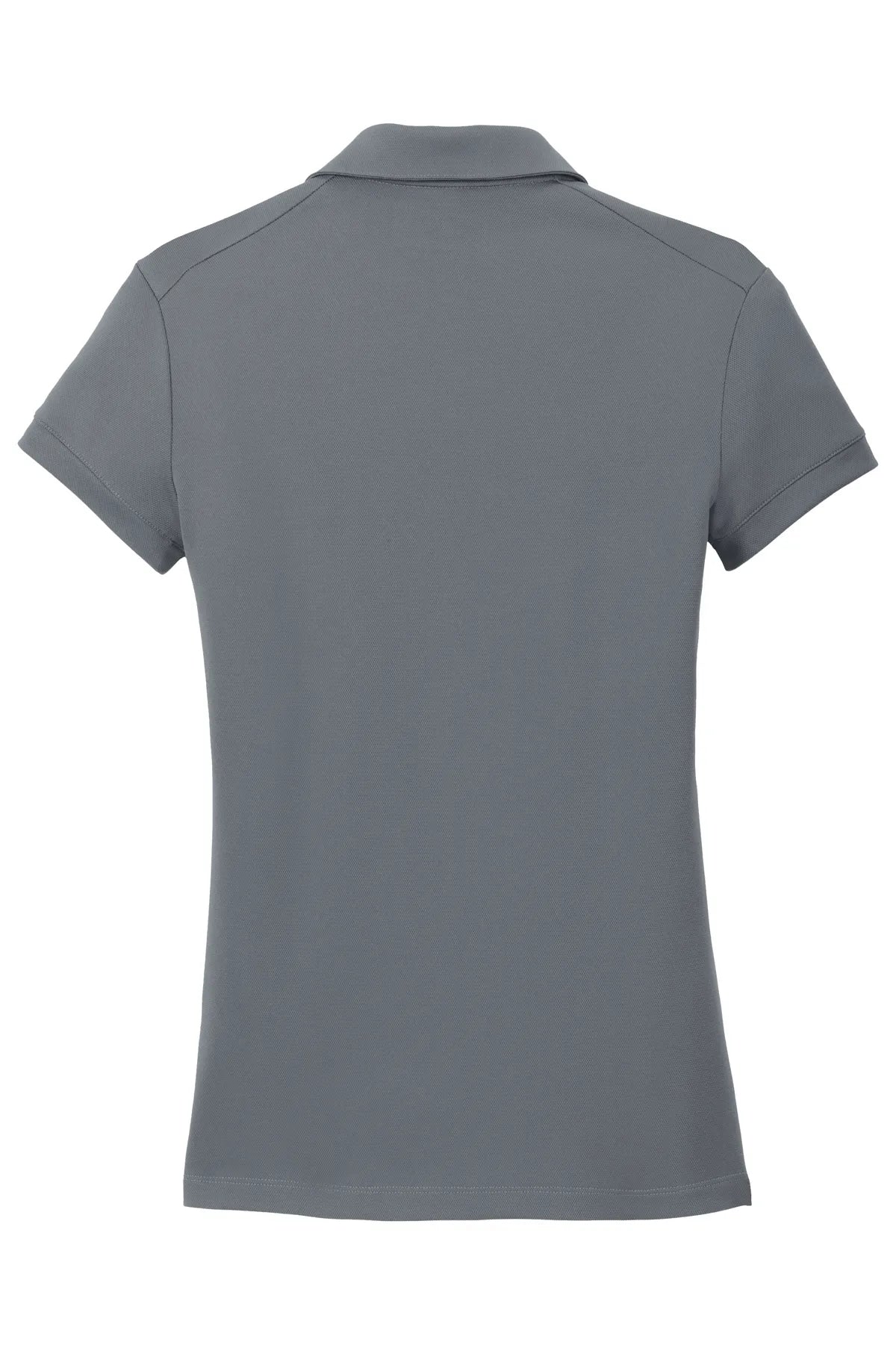 Nike Ladies Dri-FIT Solid Icon Pique Modern Fit Polo.  746100 Dark Grey_5