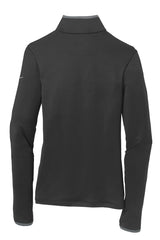 Nike Ladies Dri-FIT Stretch 1/2-Zip Cover-Up. 779796 Black Dark Grey_5