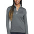 Nike Ladies Dri-FIT Stretch 1/2-Zip Cover-Up. 779796 Dark Grey White_1