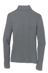 Nike Ladies Dri-FIT Stretch 1/2-Zip Cover-Up. 779796 Dark Grey White_5