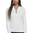 Nike Ladies Dri-FIT Stretch 1/2-Zip Cover-Up. 779796 White Dark Grey_1