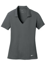 Nike Ladies Dri-FIT Vertical Mesh Polo. 637165 Anthracite_4
