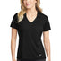 Nike Ladies Dri-FIT Vertical Mesh Polo. 637165 Black_1