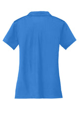 Nike Ladies Dri-FIT Vertical Mesh Polo. 637165 Brisk Blue_5