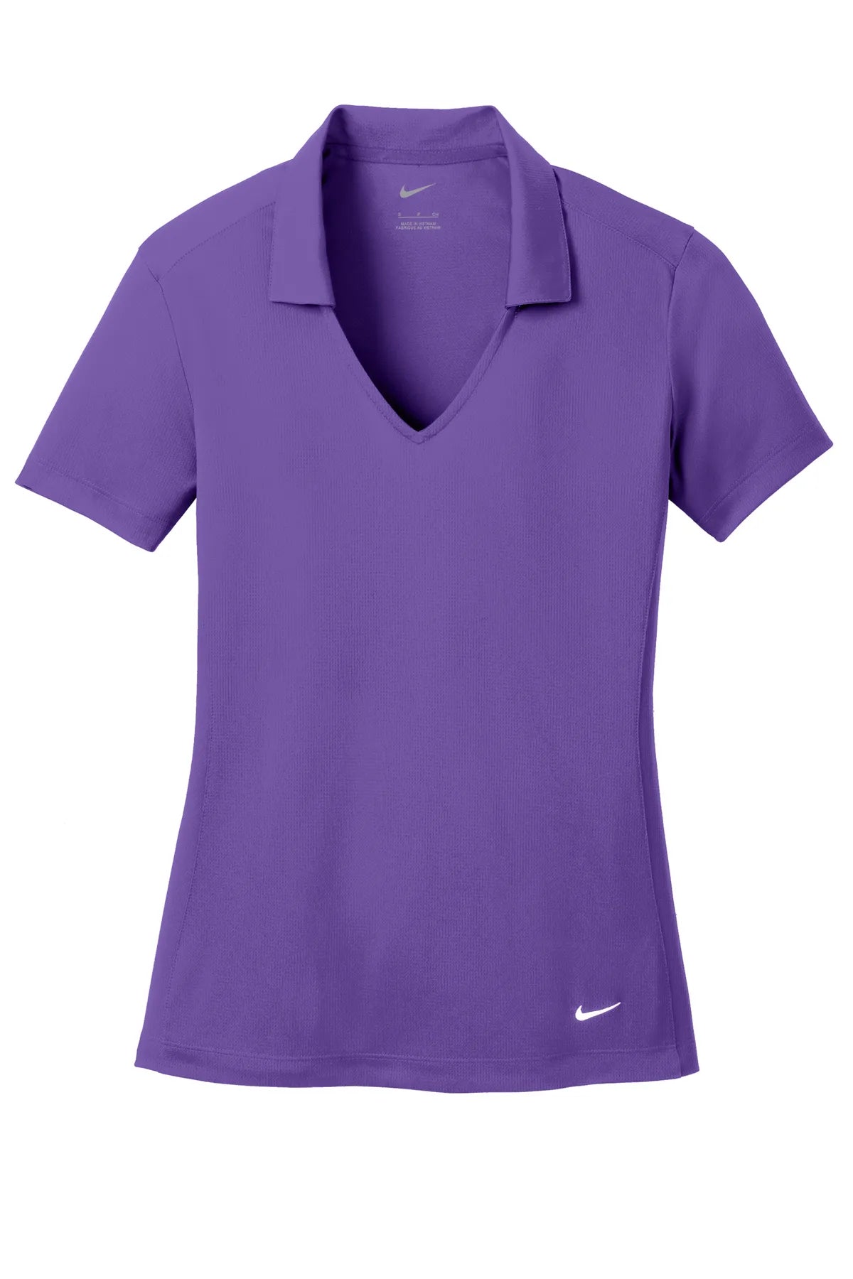 Nike Ladies Dri-FIT Vertical Mesh Polo. 637165 Court Purple_4