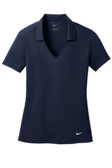 Nike Ladies Dri-FIT Vertical Mesh Polo. 637165 Marine_4
