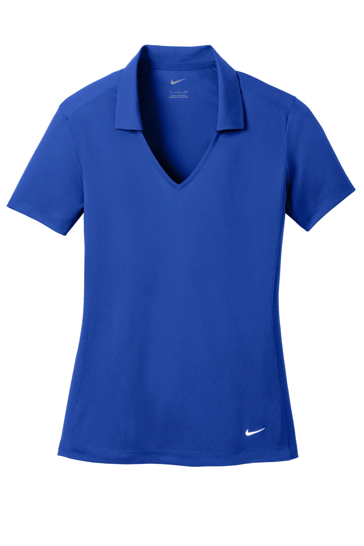 Nike Ladies Dri-FIT Vertical Mesh Polo. 637165 Old Royal_4