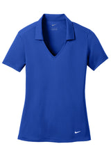 Nike Ladies Dri-FIT Vertical Mesh Polo. 637165 Old Royal_4