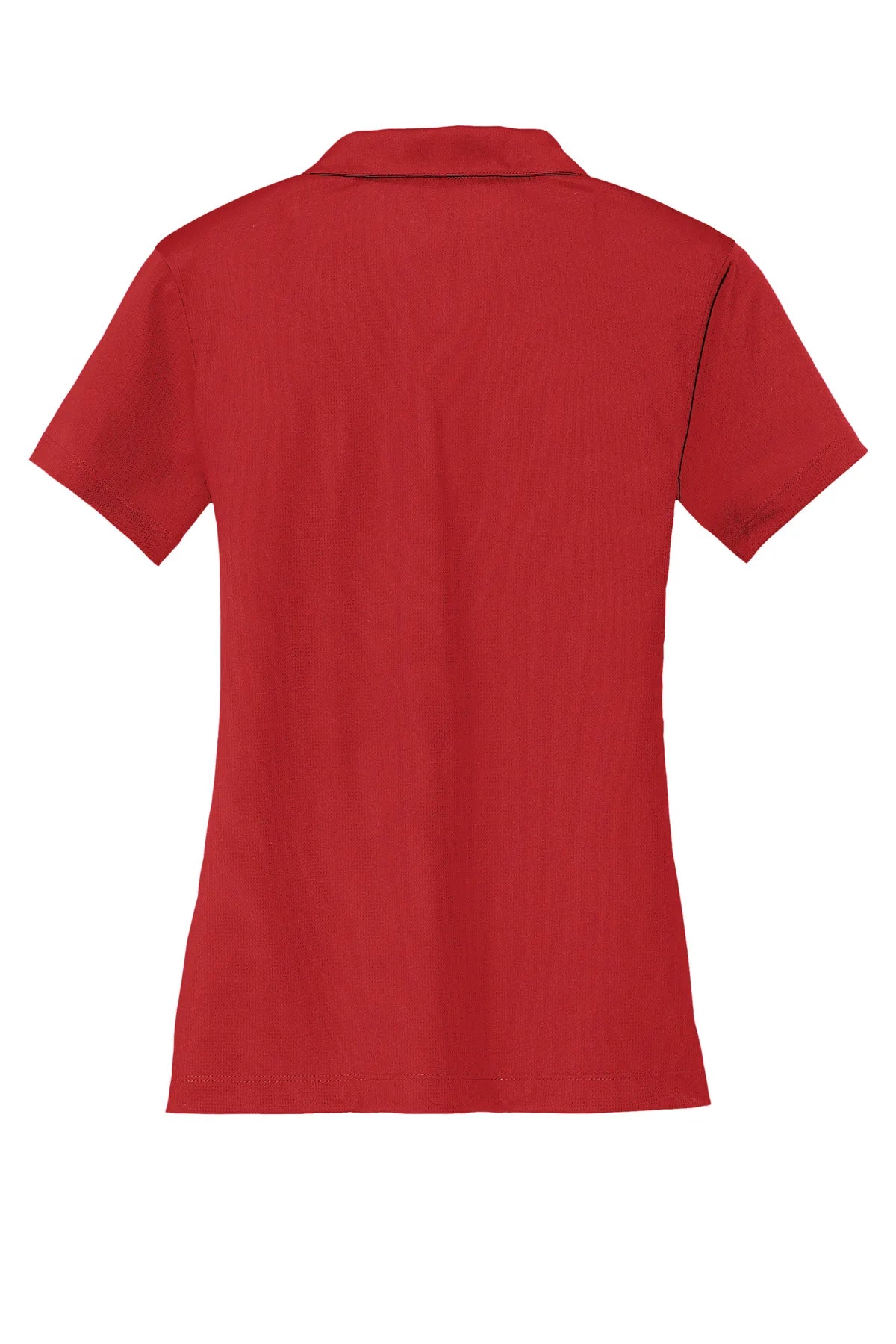 Nike Ladies Dri-FIT Vertical Mesh Polo. 637165 University Red_5