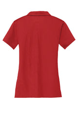 Nike Ladies Dri-FIT Vertical Mesh Polo. 637165 University Red_5