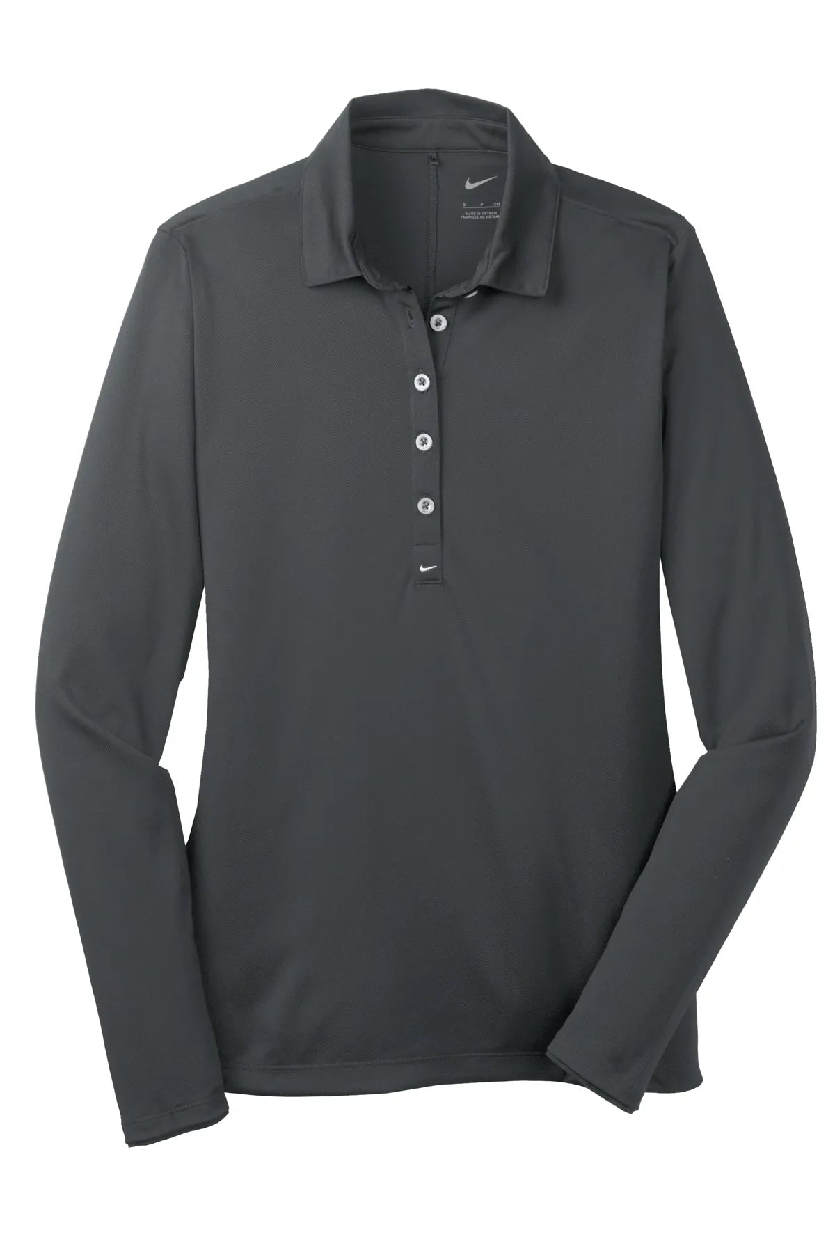 Nike Ladies Long Sleeve Dri-FIT Stretch Tech Polo. 545322 Anthracite_4
