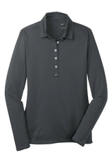 Nike Ladies Long Sleeve Dri-FIT Stretch Tech Polo. 545322 Anthracite_4