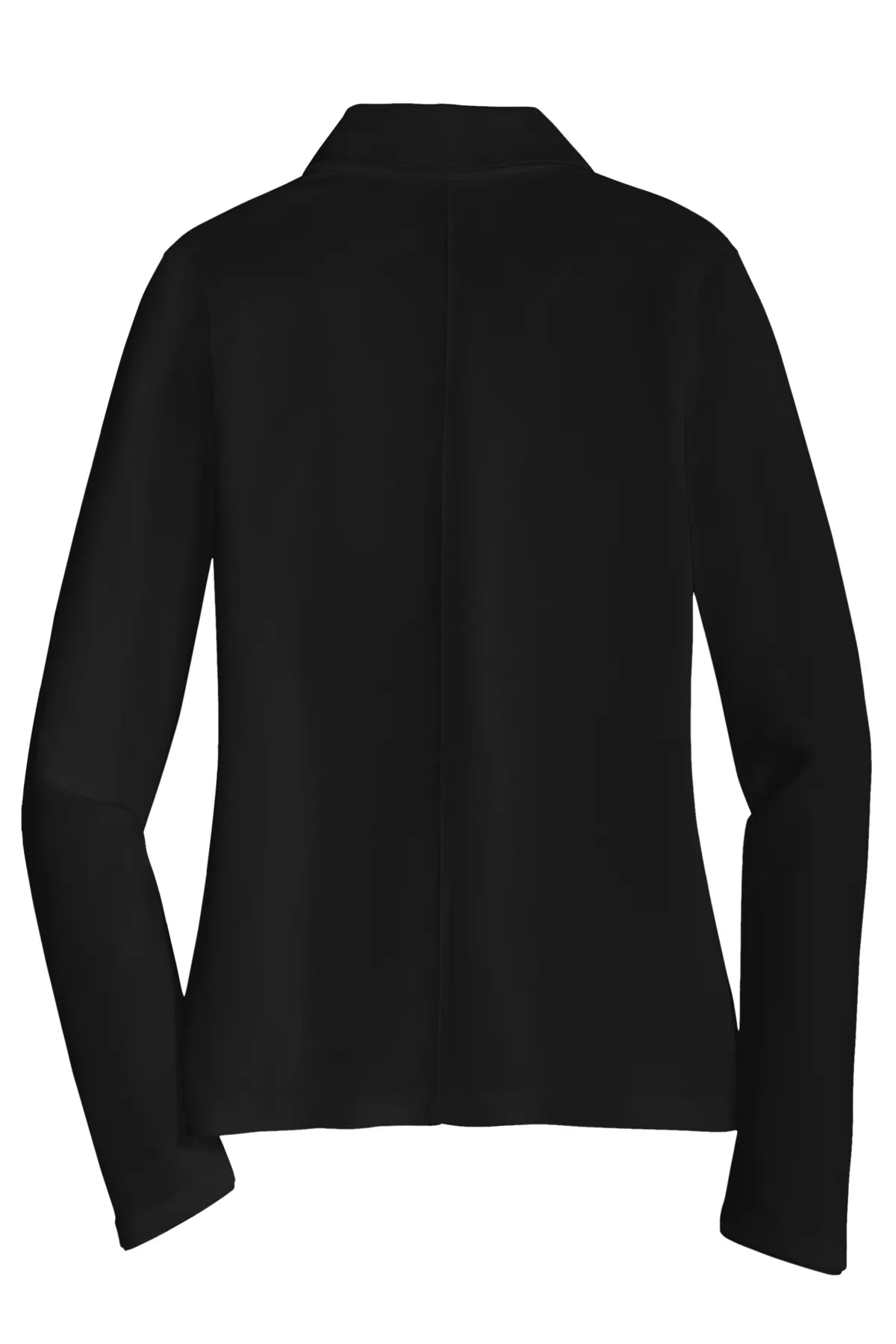 Nike Ladies Long Sleeve Dri-FIT Stretch Tech Polo. 545322 Black_5