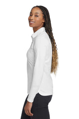 Nike Ladies Long Sleeve Dri-FIT Stretch Tech Polo. 545322 White_3