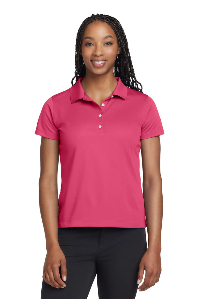 Nike Ladies Tech Basic Dri-FIT Polo.  203697 Flamingo_1