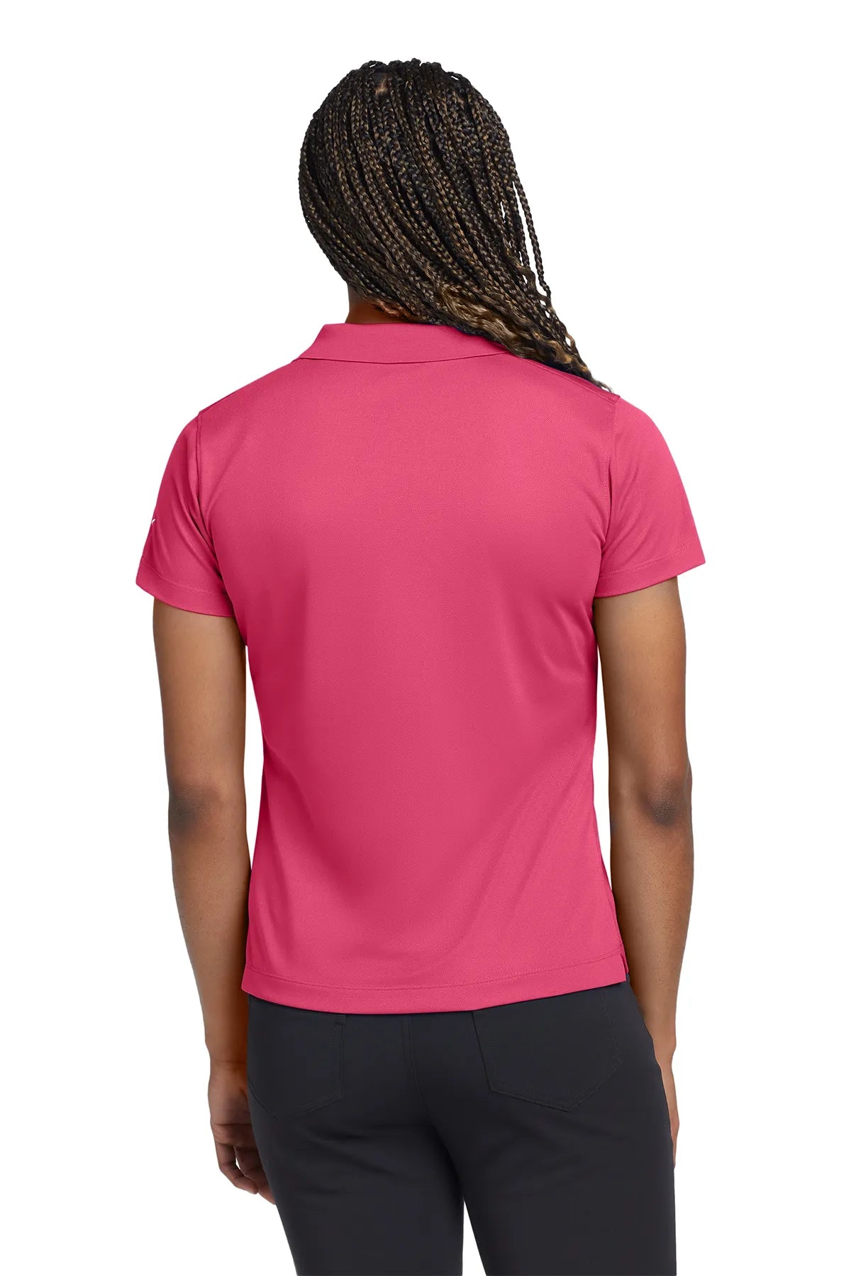 Nike Ladies Tech Basic Dri-FIT Polo.  203697 Flamingo_2
