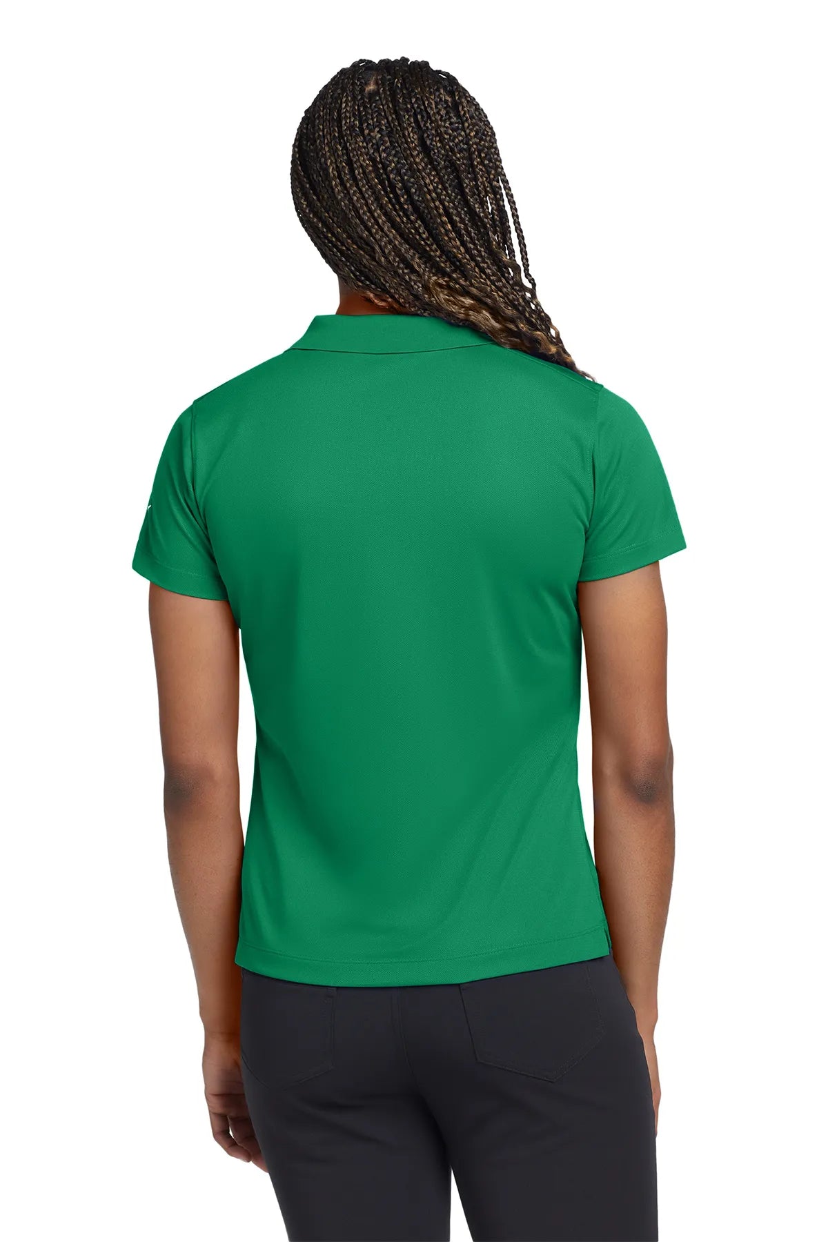 Nike Ladies Tech Basic Dri-FIT Polo.  203697 Lucky Green_2