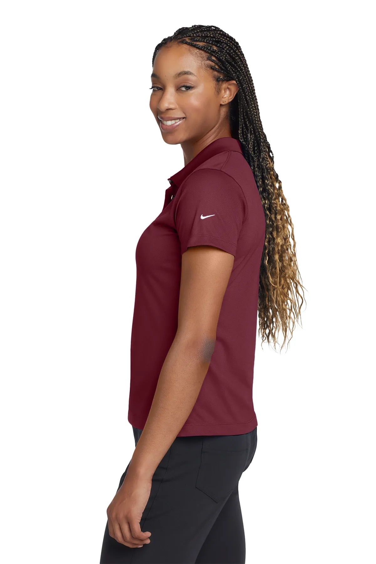 Nike Ladies Tech Basic Dri-FIT Polo.  203697 Team Red-3
