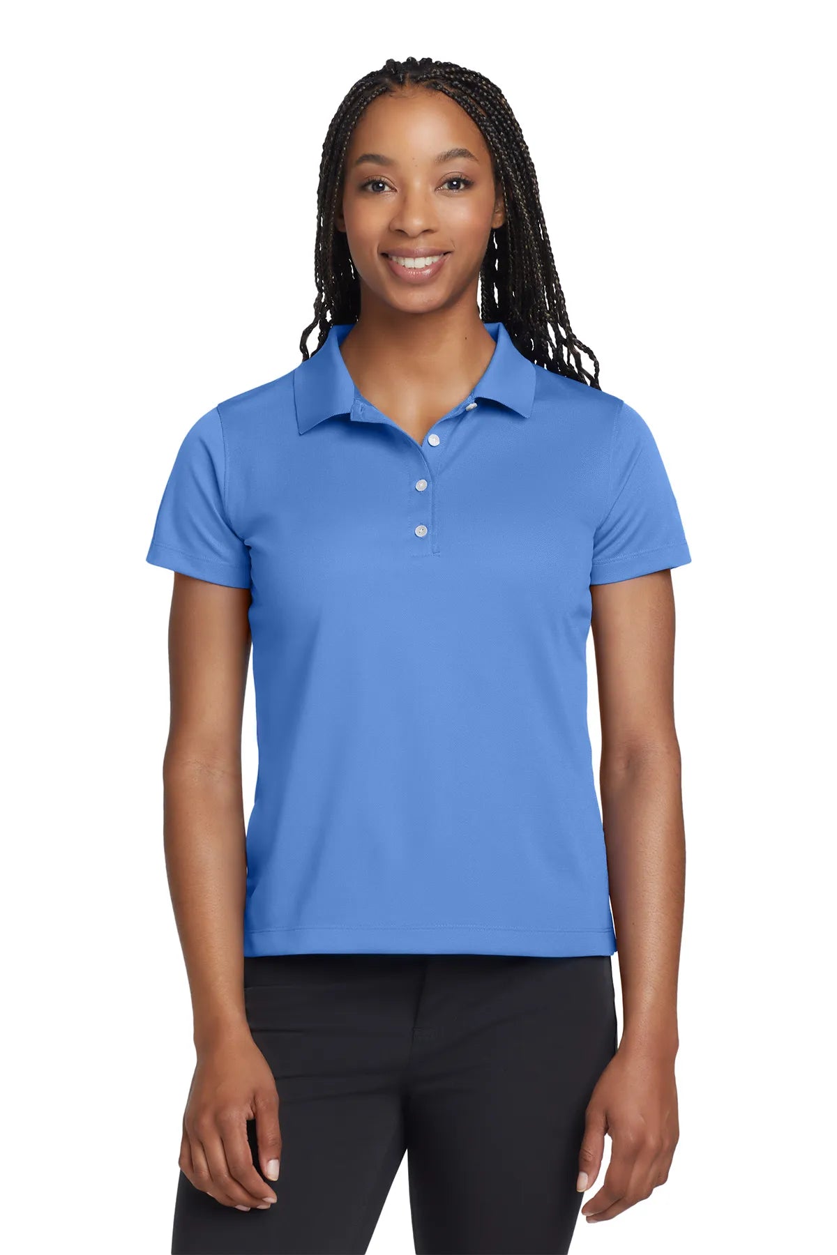 Nike Ladies Tech Basic Dri-FIT Polo.  203697 University Blue_1