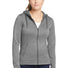 Nike Ladies Therma-FIT Full-Zip Fleece Hoodie. NKAH6264 Dark Grey Heather_1