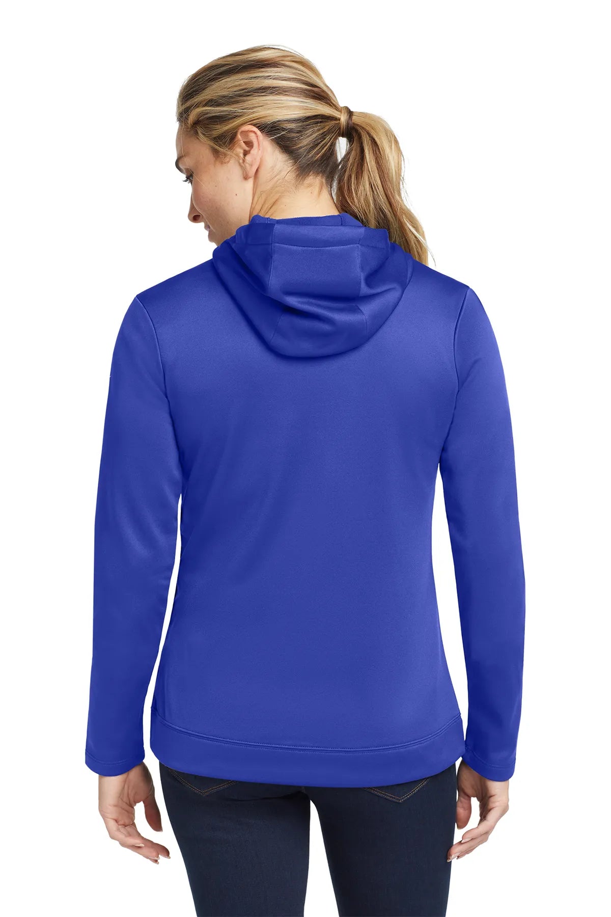 Nike Ladies Therma-FIT Full-Zip Fleece Hoodie. NKAH6264 Game Royal_2