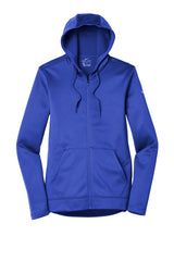 Nike Ladies Therma-FIT Full-Zip Fleece Hoodie. NKAH6264 Game Royal_4