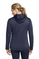 Nike Ladies Therma-FIT Full-Zip Fleece Hoodie. NKAH6264 Midnight Navy_2