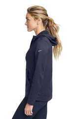 Nike Ladies Therma-FIT Full-Zip Fleece Hoodie. NKAH6264 Midnight Navy_3