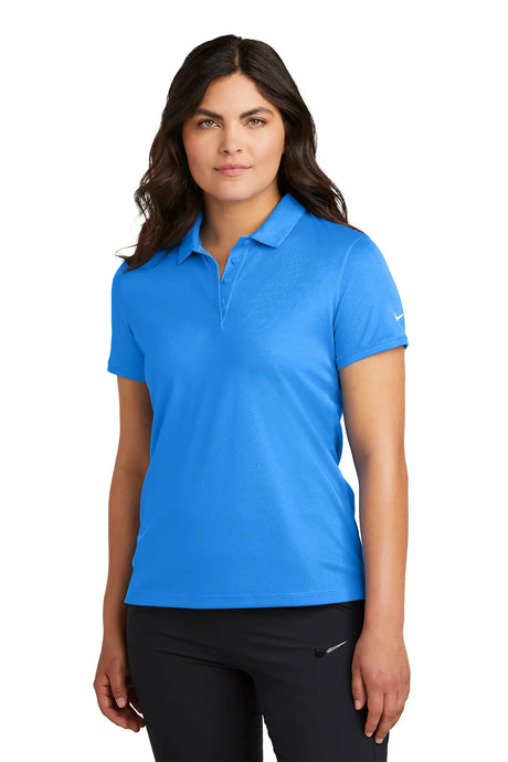 Nike Ladies Victory Solid Polo NKDX6685 Light Photo Blue_2