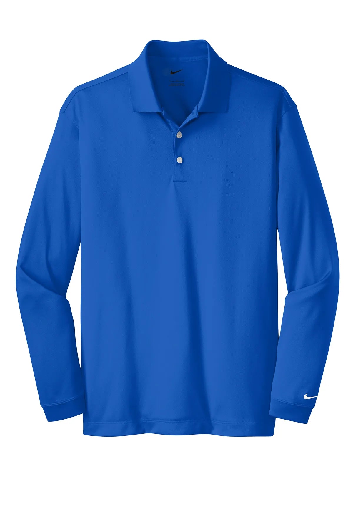 Nike Long Sleeve Dri-FIT Stretch Tech Polo. 466364 Blue Sapphire_4