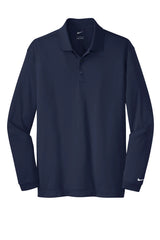 Nike Long Sleeve Dri-FIT Stretch Tech Polo. 466364 Midnight Navy_4
