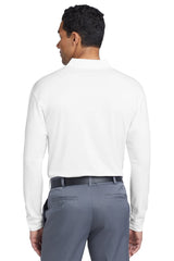 Nike Long Sleeve Dri-FIT Stretch Tech Polo. 466364 White_2