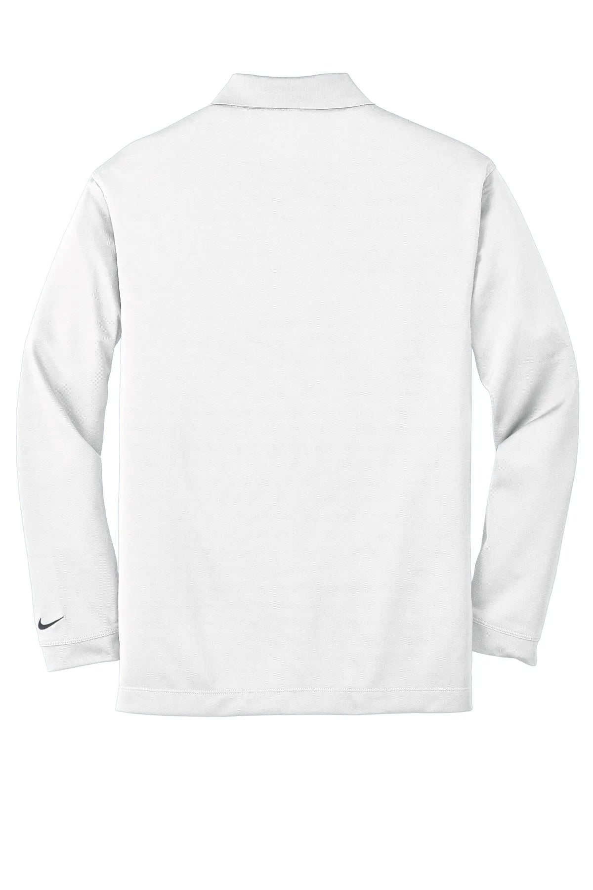 Nike Long Sleeve Dri-FIT Stretch Tech Polo. 466364 White_5