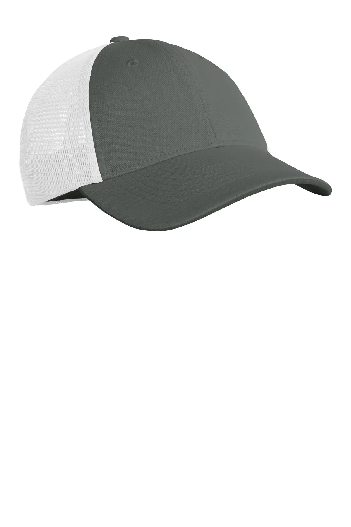 Nike Stretch-to-Fit Mesh Back Cap NKFB6448 Anthracite White_4