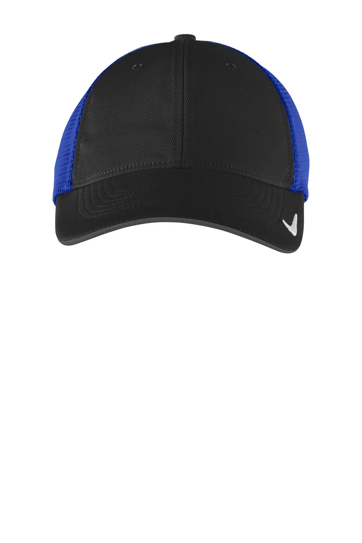 Nike Stretch-to-Fit Mesh Back Cap NKFB6448 Black Game Royal_2