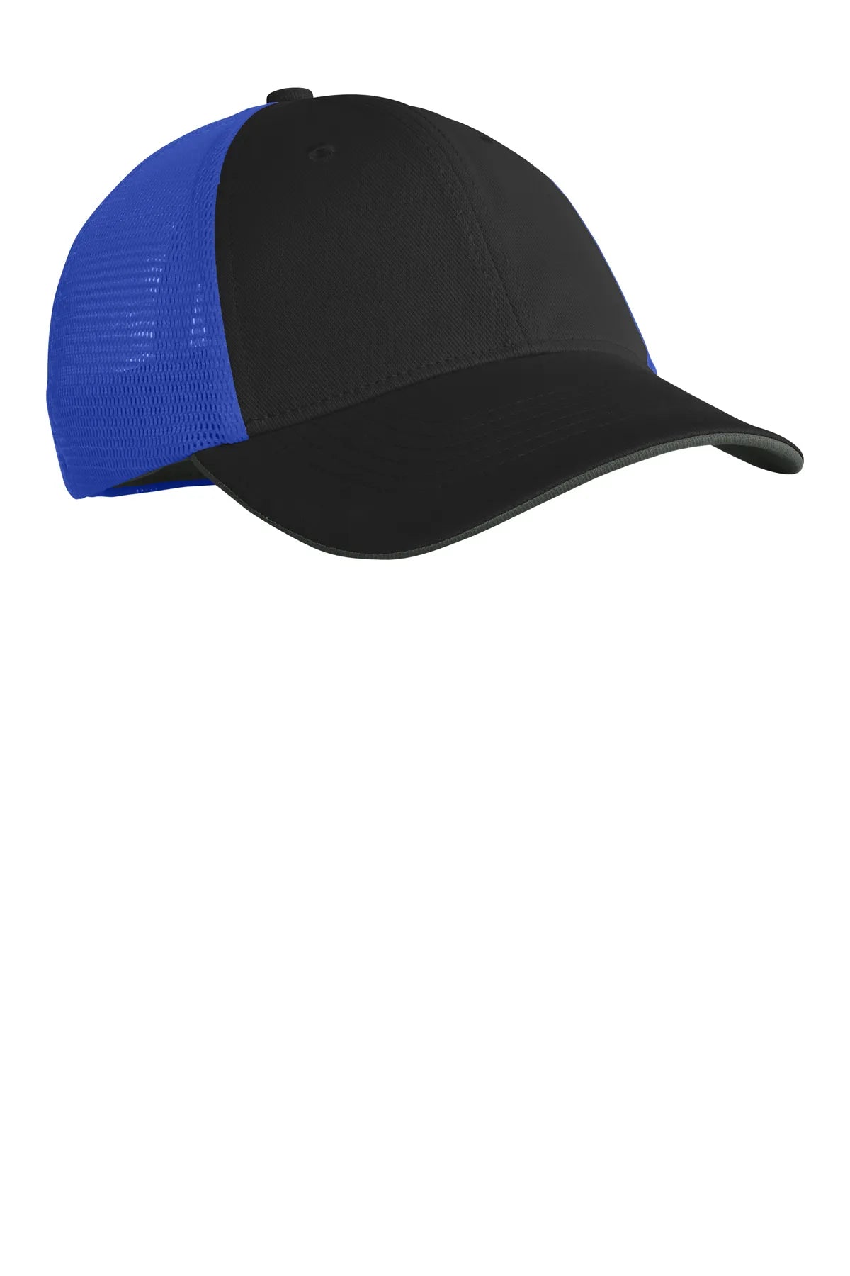 Nike Stretch-to-Fit Mesh Back Cap NKFB6448 Black Game Royal_4