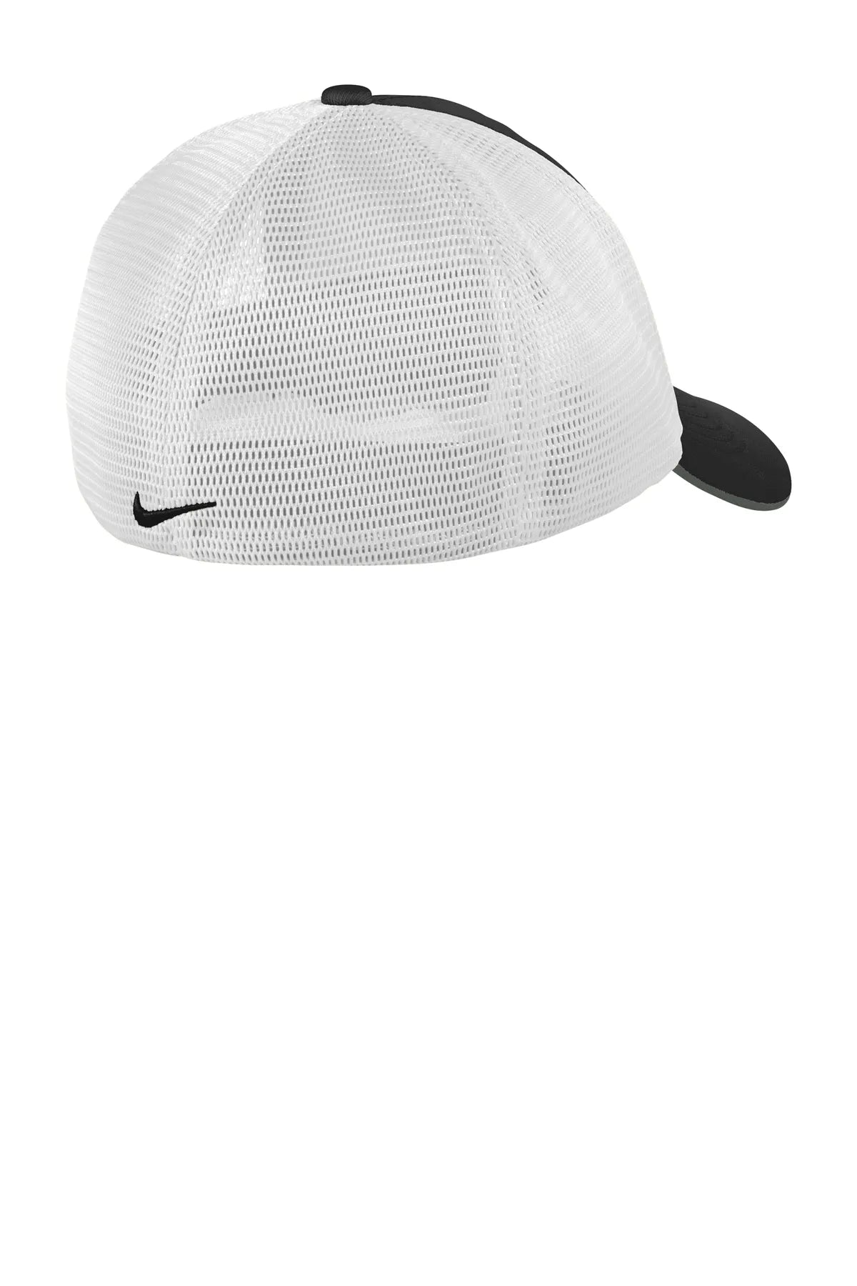 Nike Stretch-to-Fit Mesh Back Cap NKFB6448 Black White_3