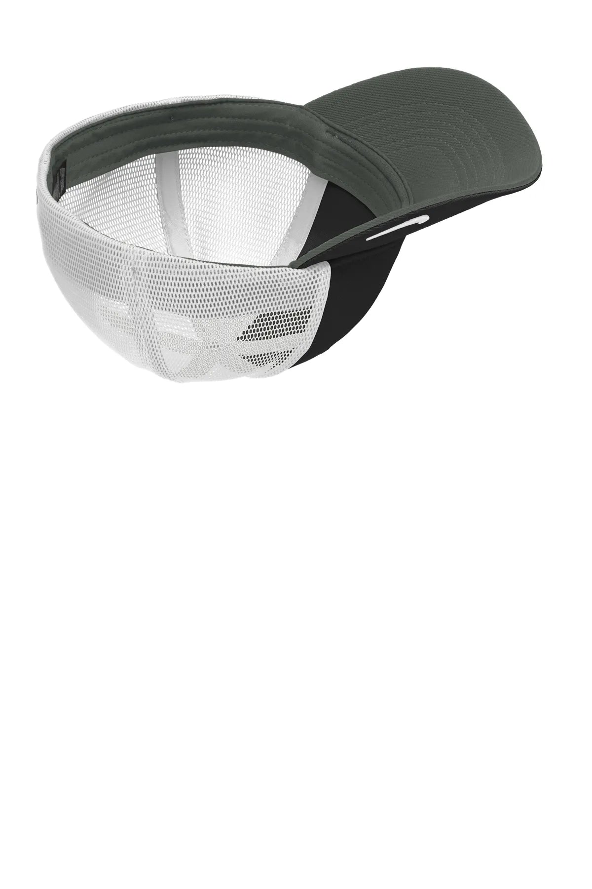 Nike Stretch-to-Fit Mesh Back Cap NKFB6448 Black White_5
