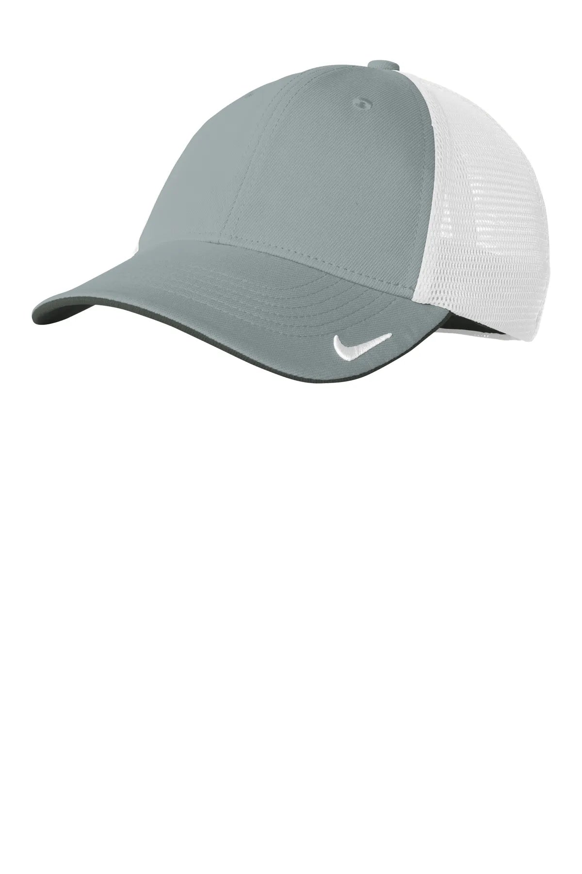 Nike Stretch-to-Fit Mesh Back Cap NKFB6448 Cool Grey White_1