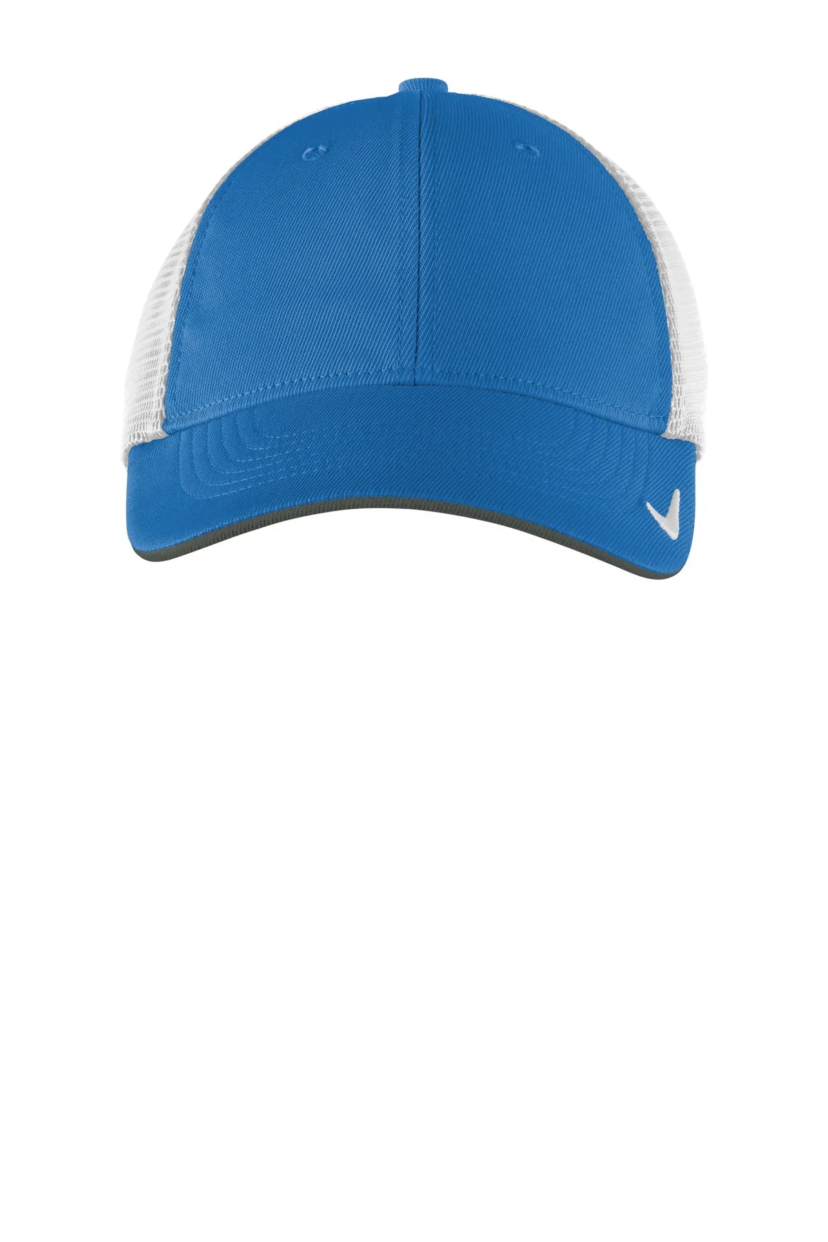 Nike Stretch-to-Fit Mesh Back Cap NKFB6448 Gym Blue White_2