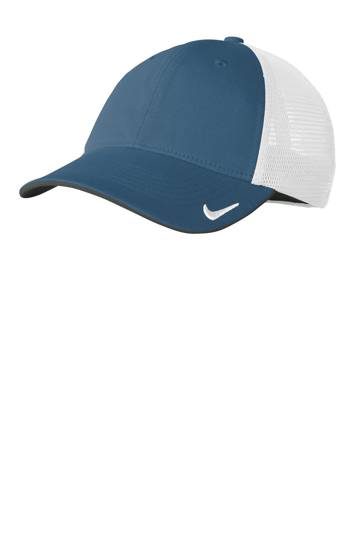 Nike Stretch-to-Fit Mesh Back Cap NKFB6448 Navy White_1