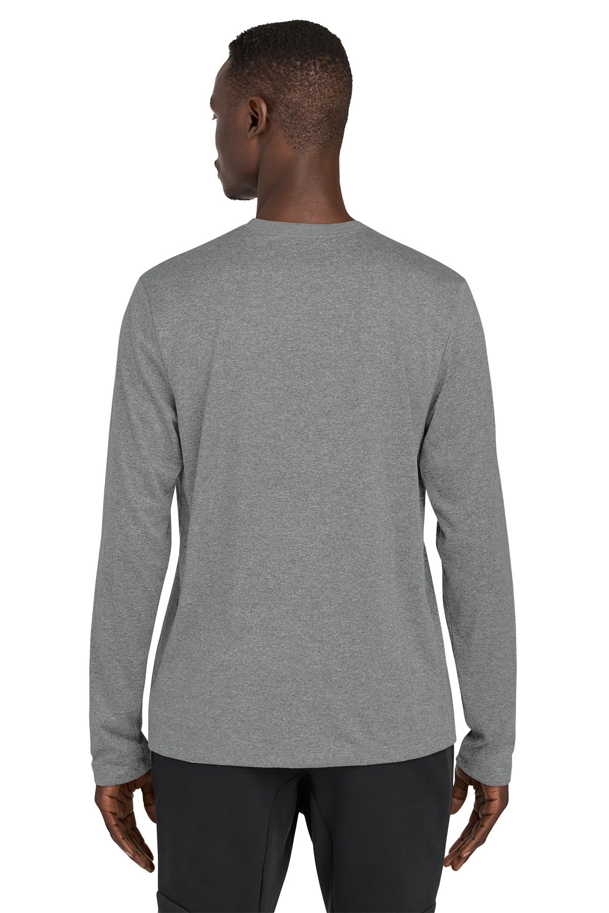 Nike Team rLegend Long Sleeve Tee NKHQ4550 Carbon Heather_1