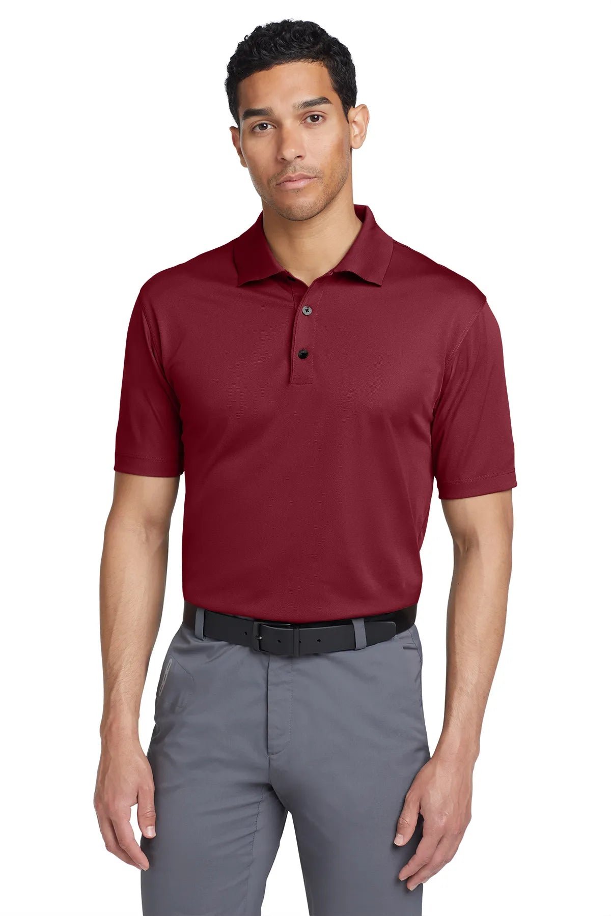 Nike Tech Basic Dri-FIT Polo.  203690 Team Red_2