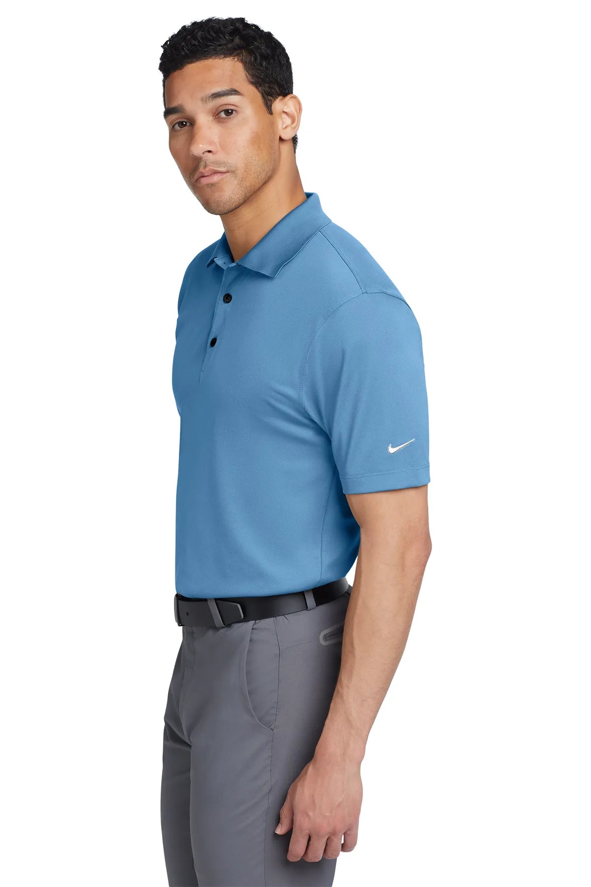 Nike Tech Basic Dri-FIT Polo.  203690 University Blue_3