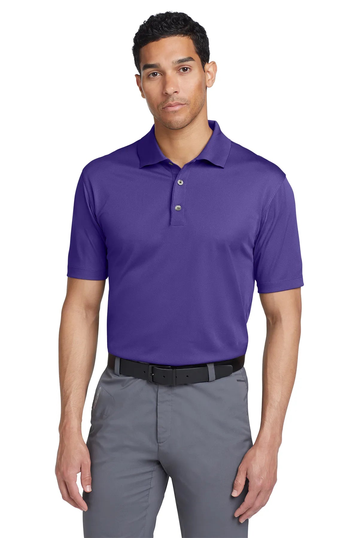 Nike Tech Basic Dri-FIT Polo.  203690 Varsity Purple_1